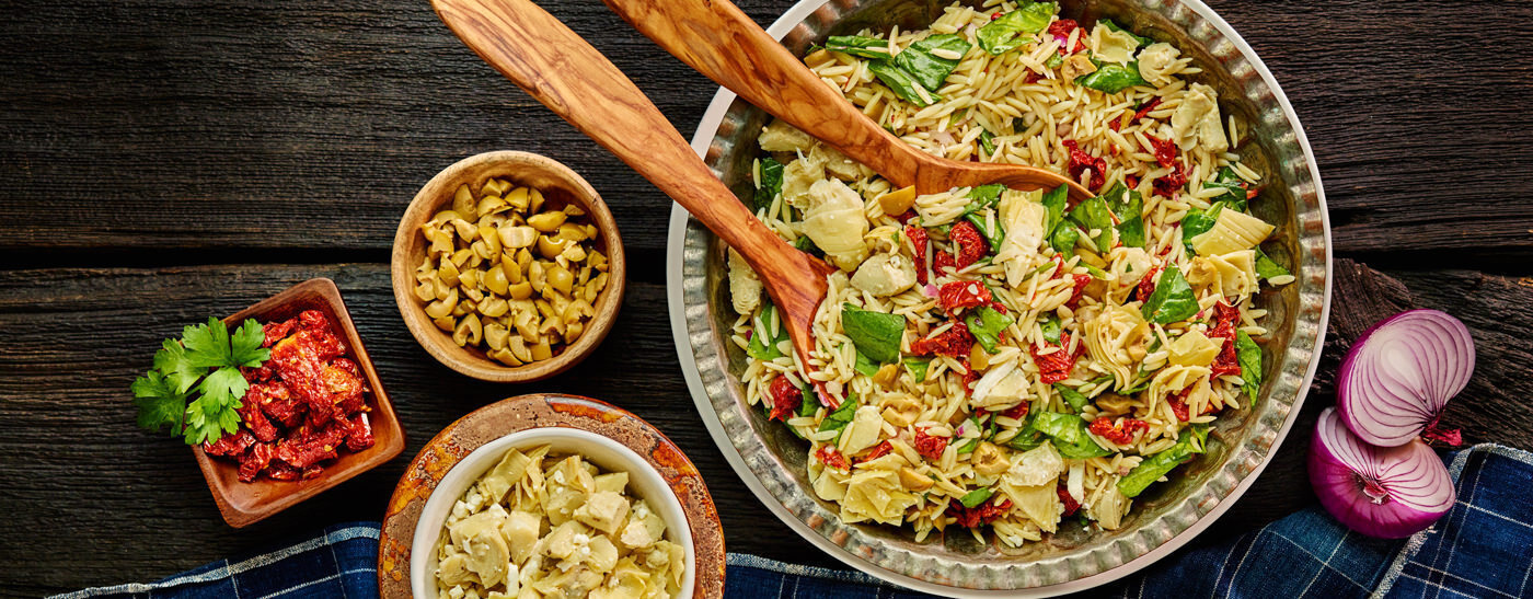 Artichoke & Orzo Salad - Reese® Specialty Foods
