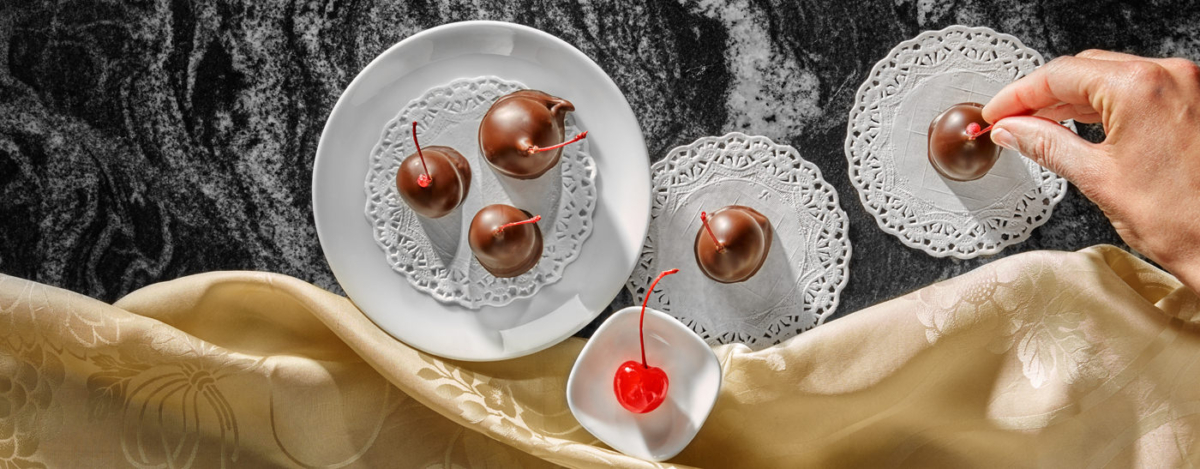 Chocolate-Coated Cherries