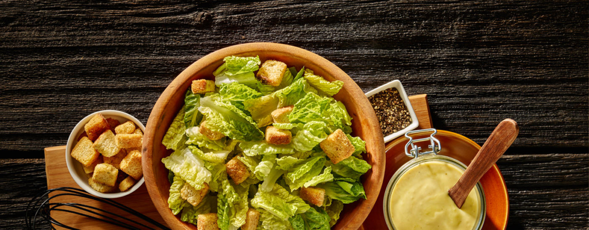 Classic Caesar Dressing with Anchovy Paste & Reese Red Wine Vinegar