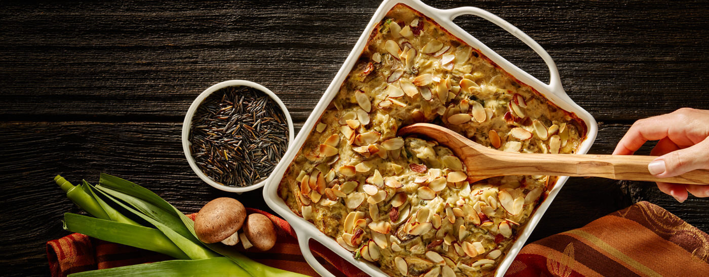 Creamy Chicken Casserole with Reese Sherry Cooking Wine