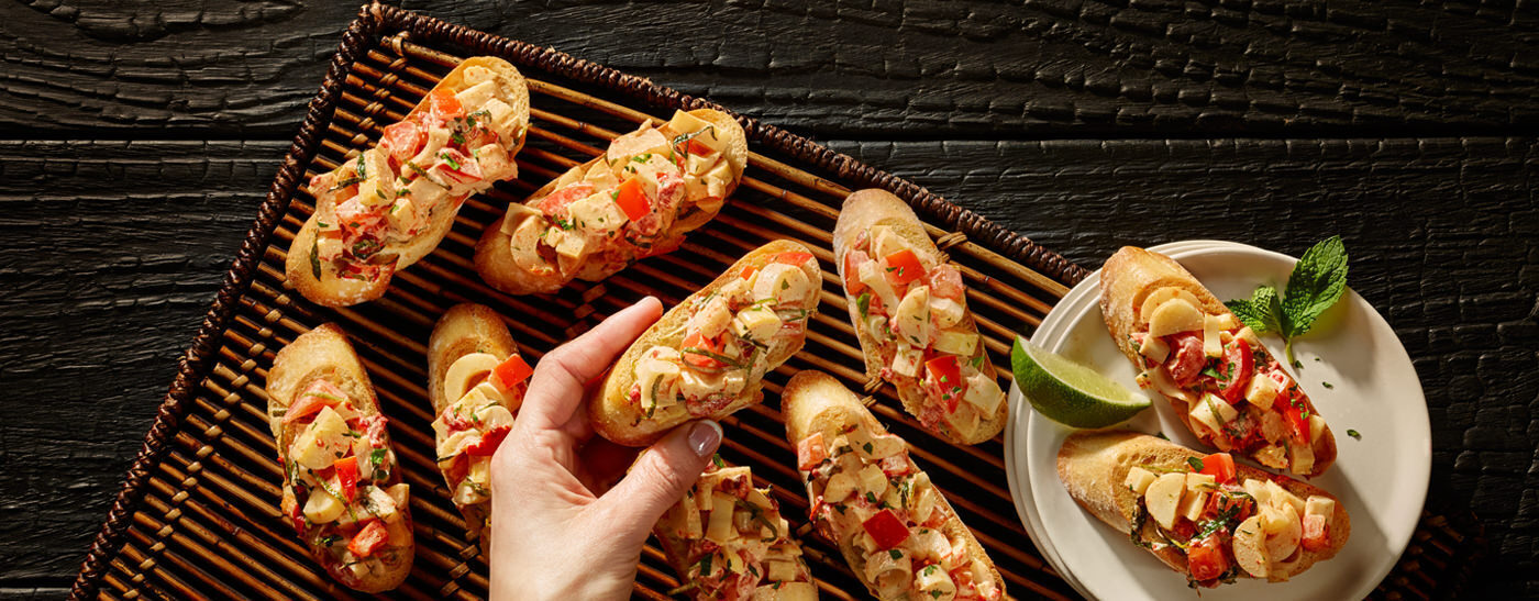 Hearts of Palm Crostini - Reese® Specialty Foods