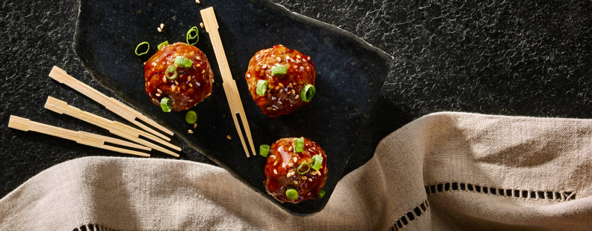 Kyoto Sesame Meatballs