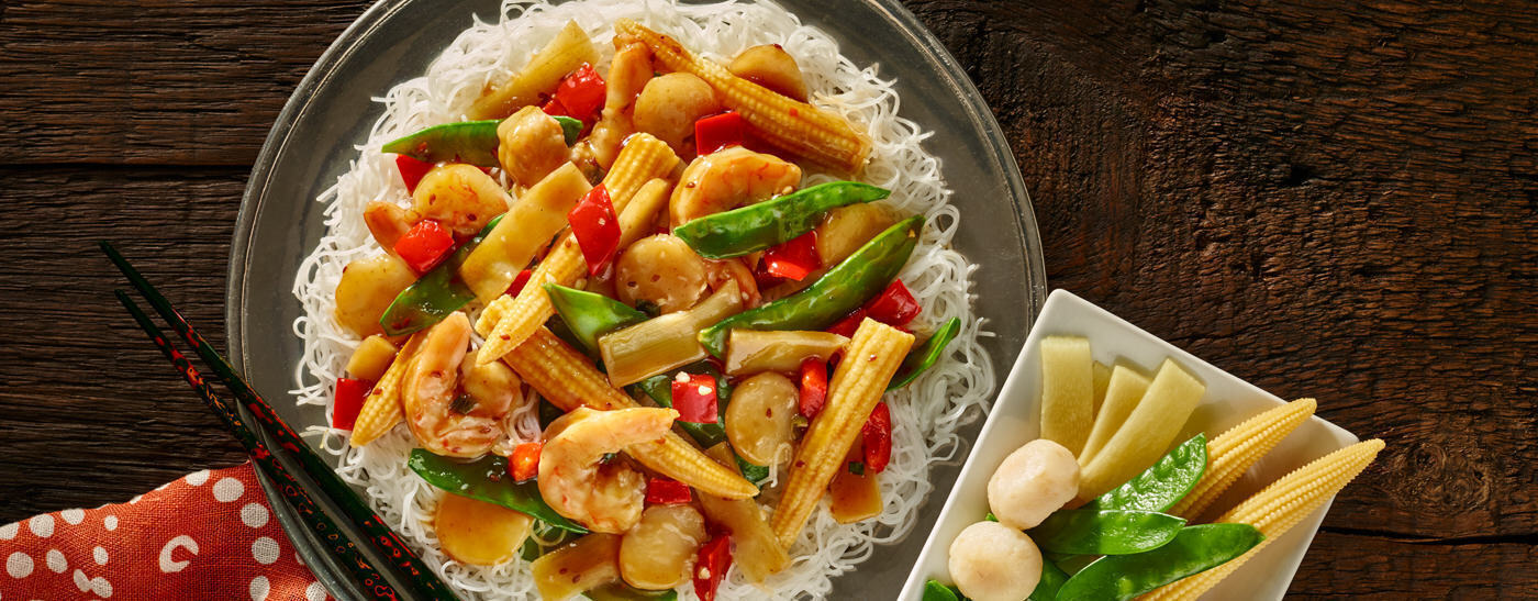 Shrimp, Snow Peas - Reese® Specialty Foods