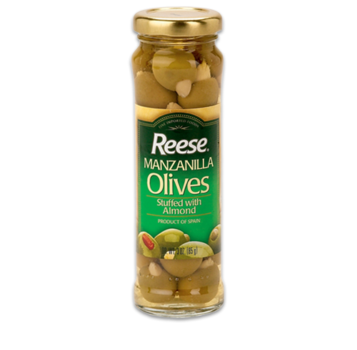 Manzanilla Placed Olives Stuffed with Almonds