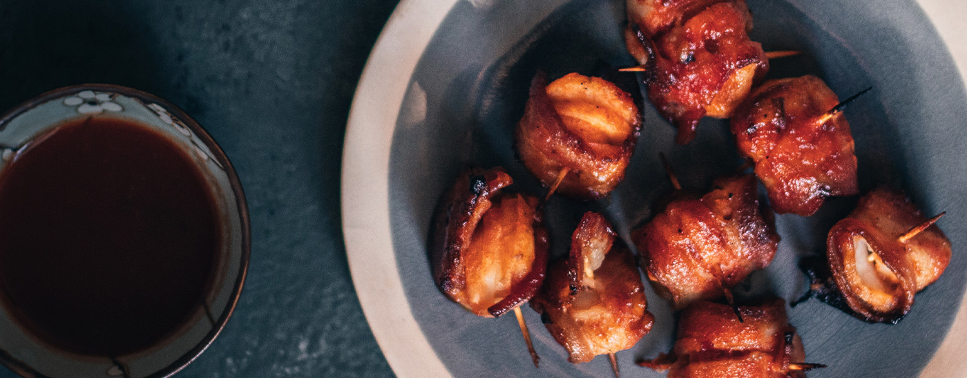 Bacon Wrapped Water Chestnuts Reese Specialty Foods