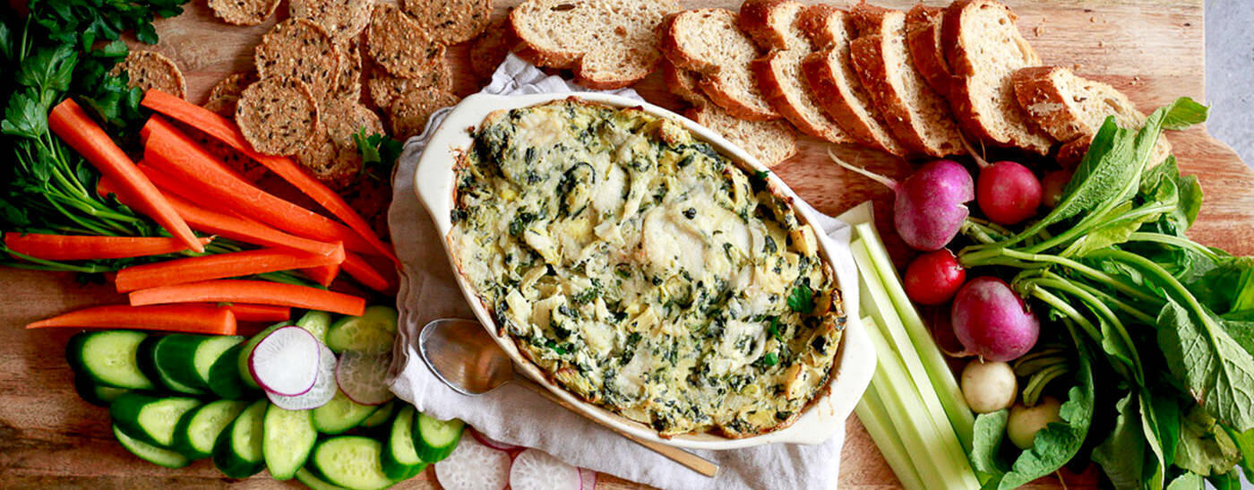 Vegan Artichoke and Hearts of Palm Dip