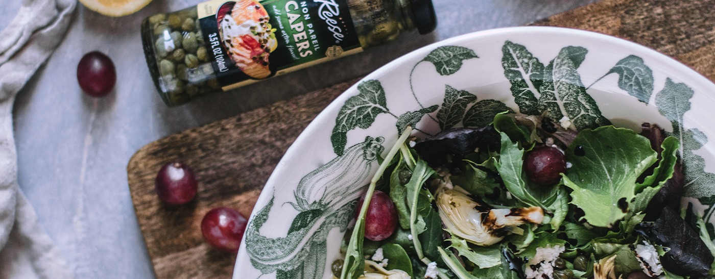 Arugula Salad with Artichokes and Capers