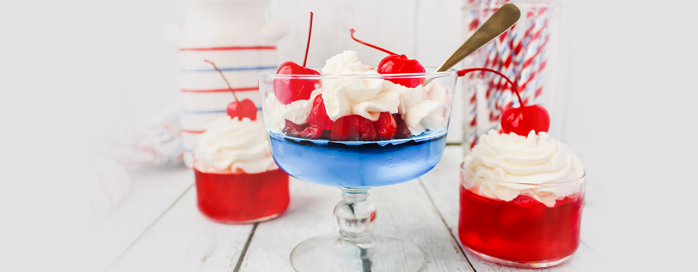 Reese White and Blue Jello Cups - Reese® Specialty Foods