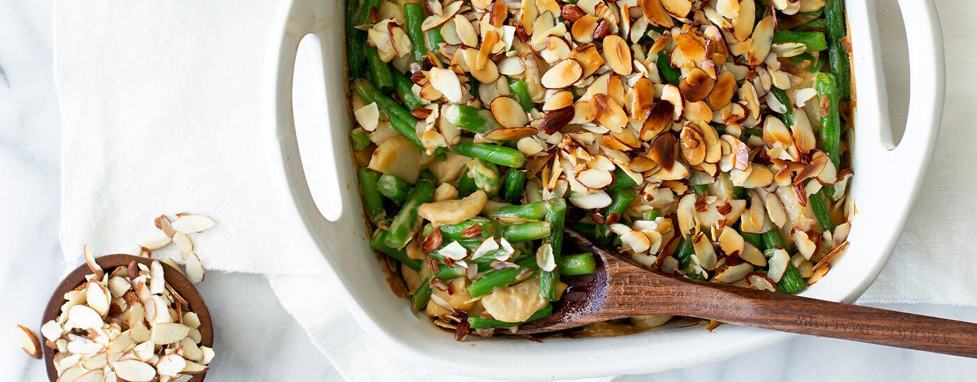 Caramelized Onion Green Bean Casserole