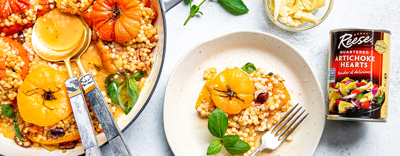 Mediterranean Couscous Stuffed Tomatoes