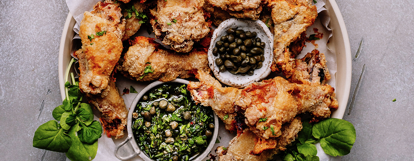 Wings with Salsa Verde - Reese® Specialty Foods