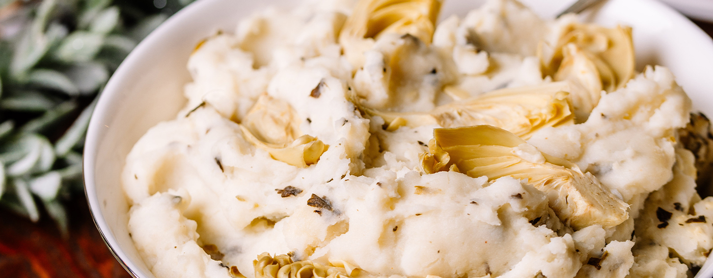 Spinach & Artichoke Mashed Potatoes
