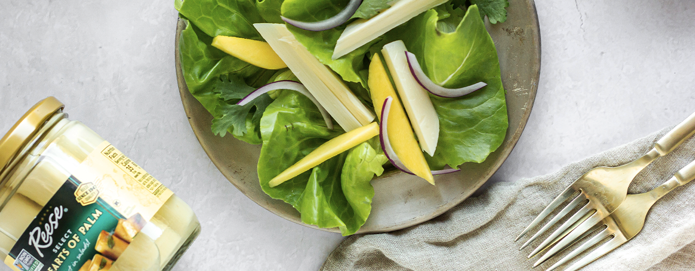 Tropical Mango and Hearts of Palm Salad