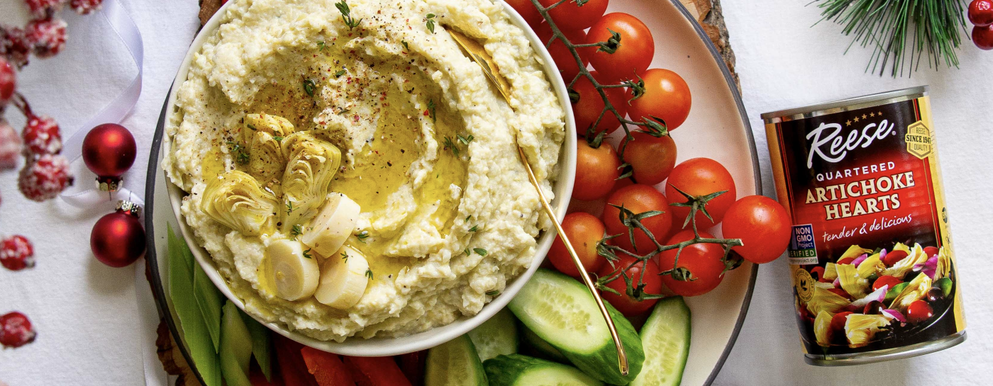 Warm Artichoke & Hearts of Palm Dip