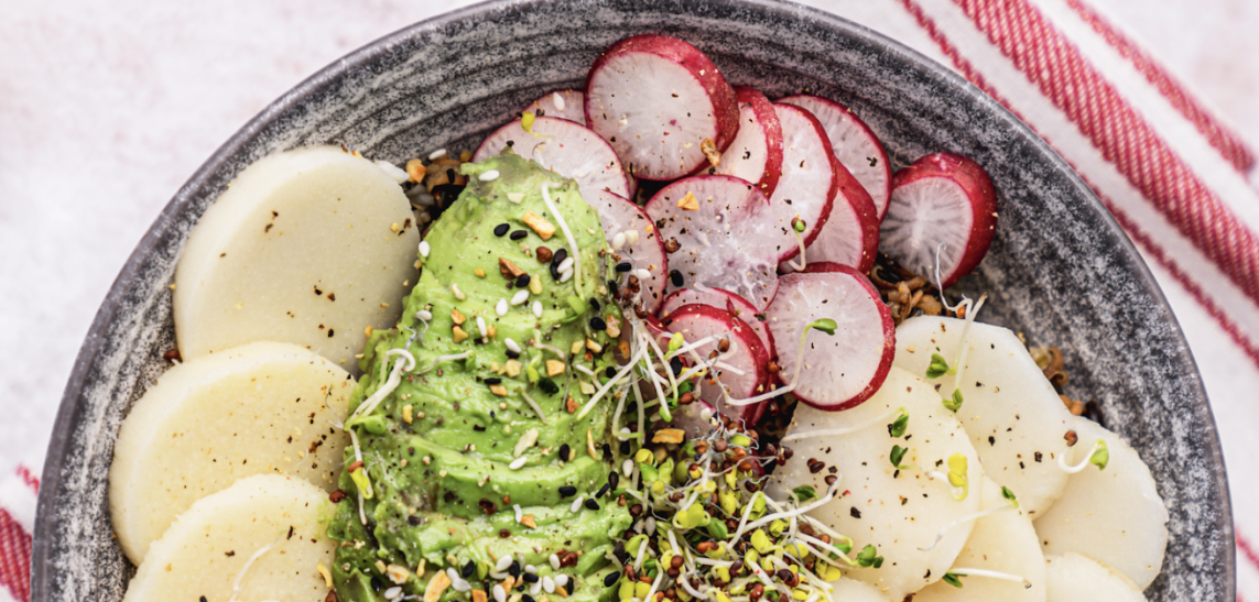 Water Chestnut Poke Bowl