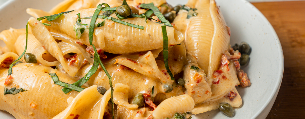 Spicy Tuscan Chicken Anchovy Pasta