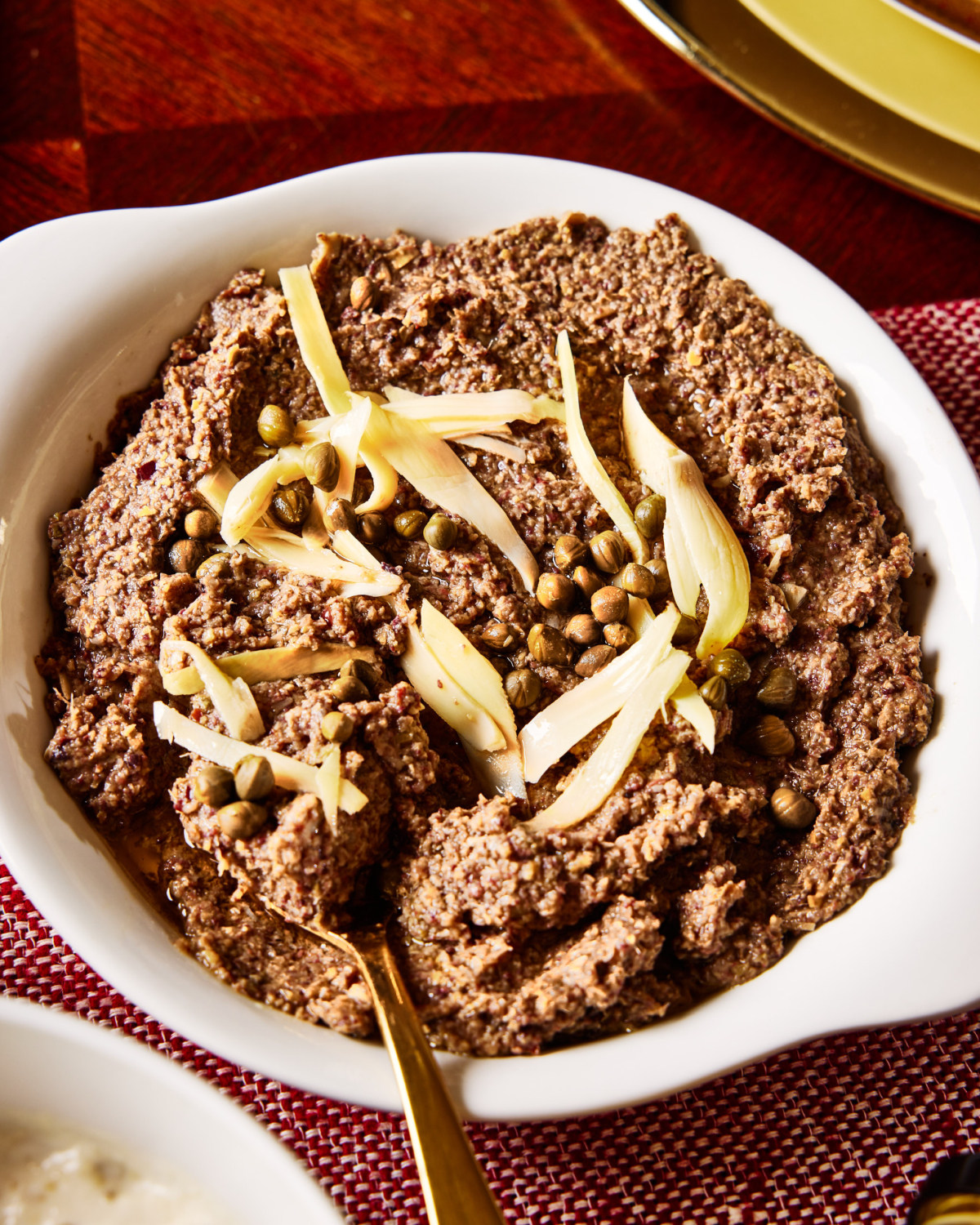 Artichoke Heart Tapenade Crostini