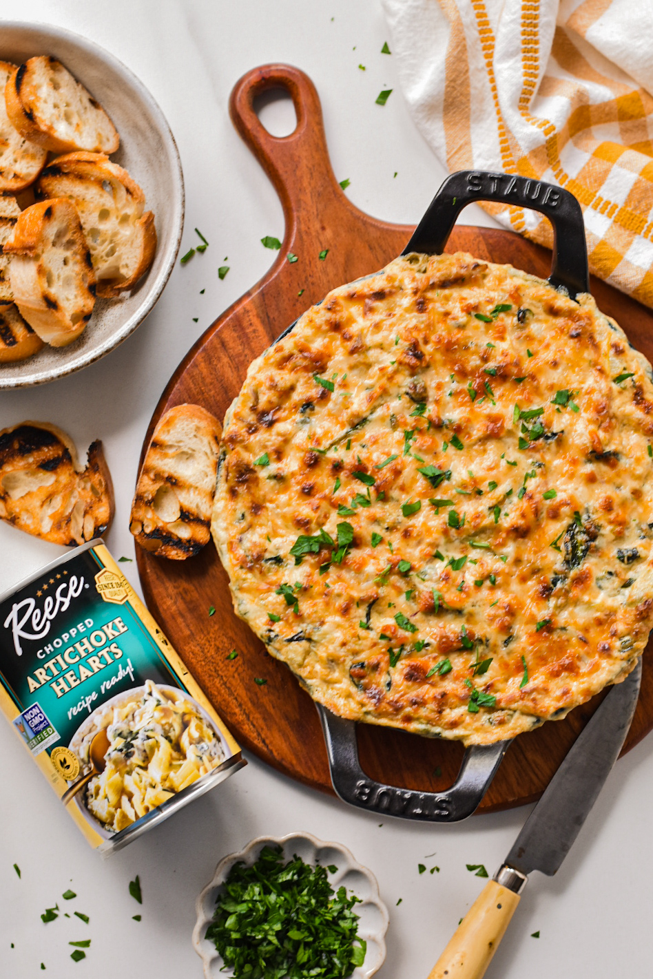 Cajun Crab Spinach Artichoke Dip