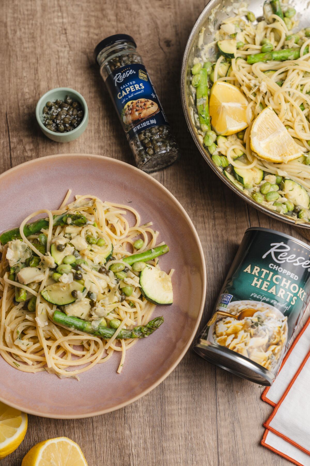 Pasta Primavera with Asparagus & Artichokes