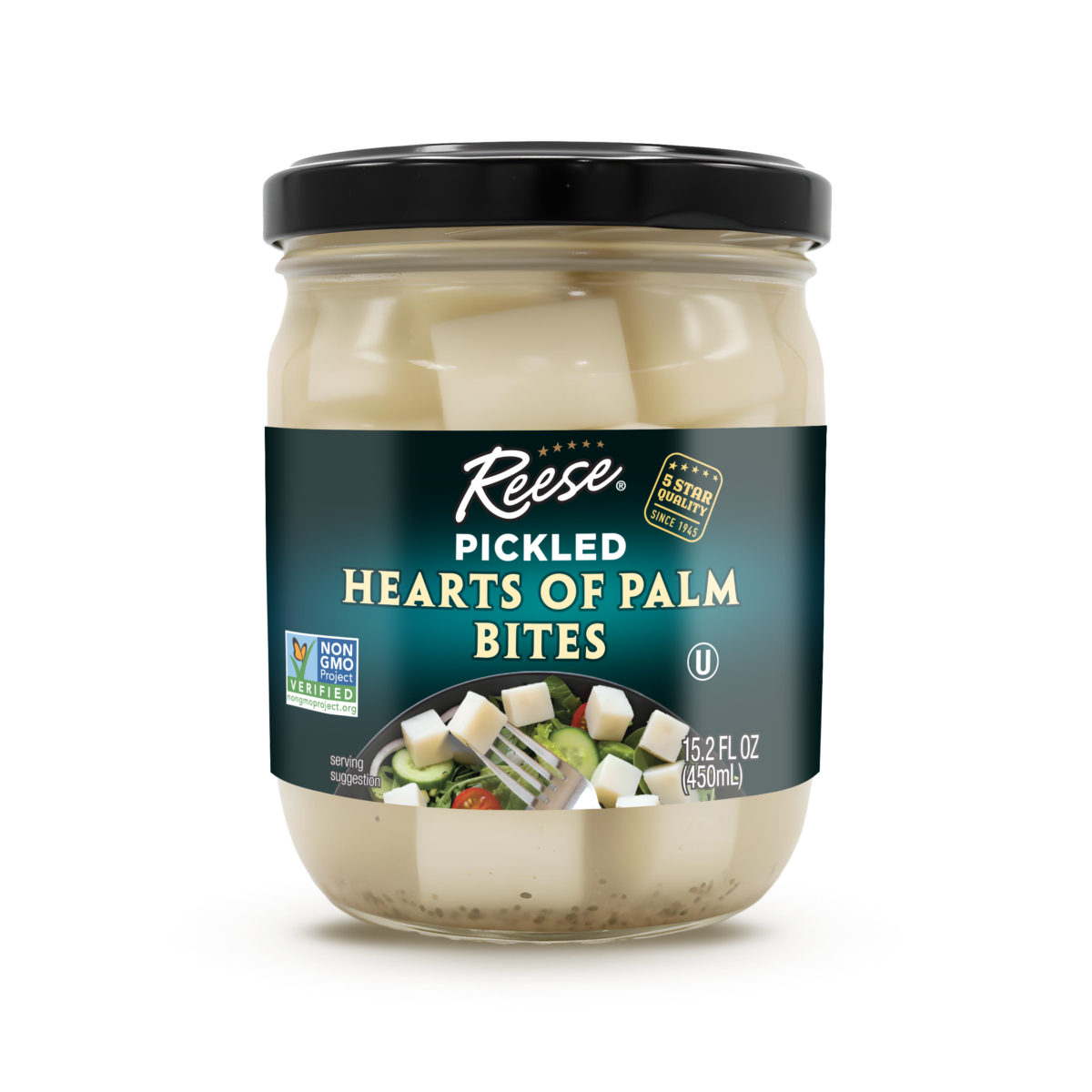 Pickled Hearts of Palm Bites